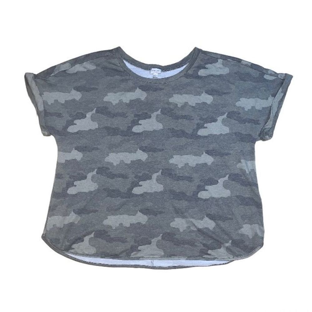 Avenue Plus Size Camo Top